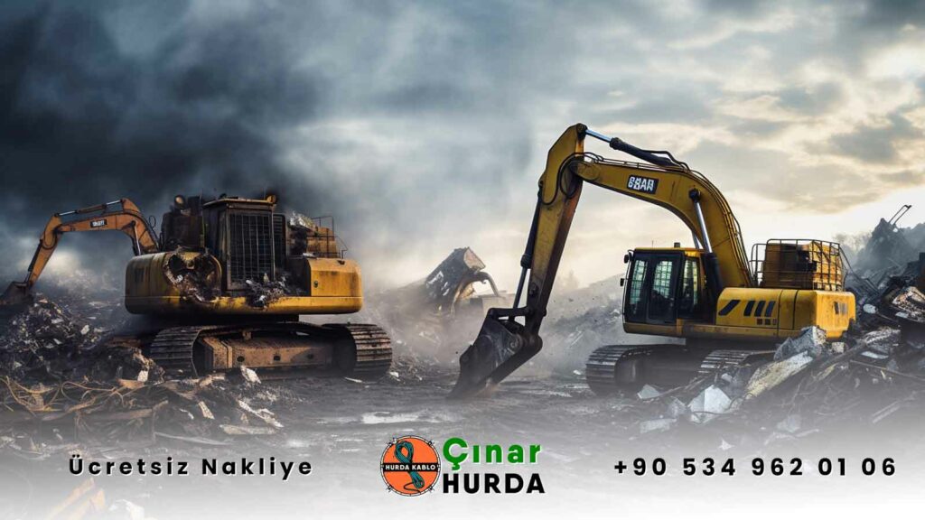 Fabrika Çelik Sökümü Yapan Hurdacı