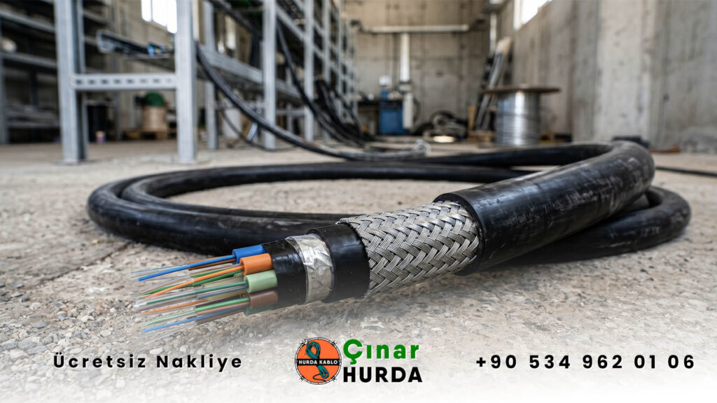 Çelik Zırhlı Fiber Optik Kablo